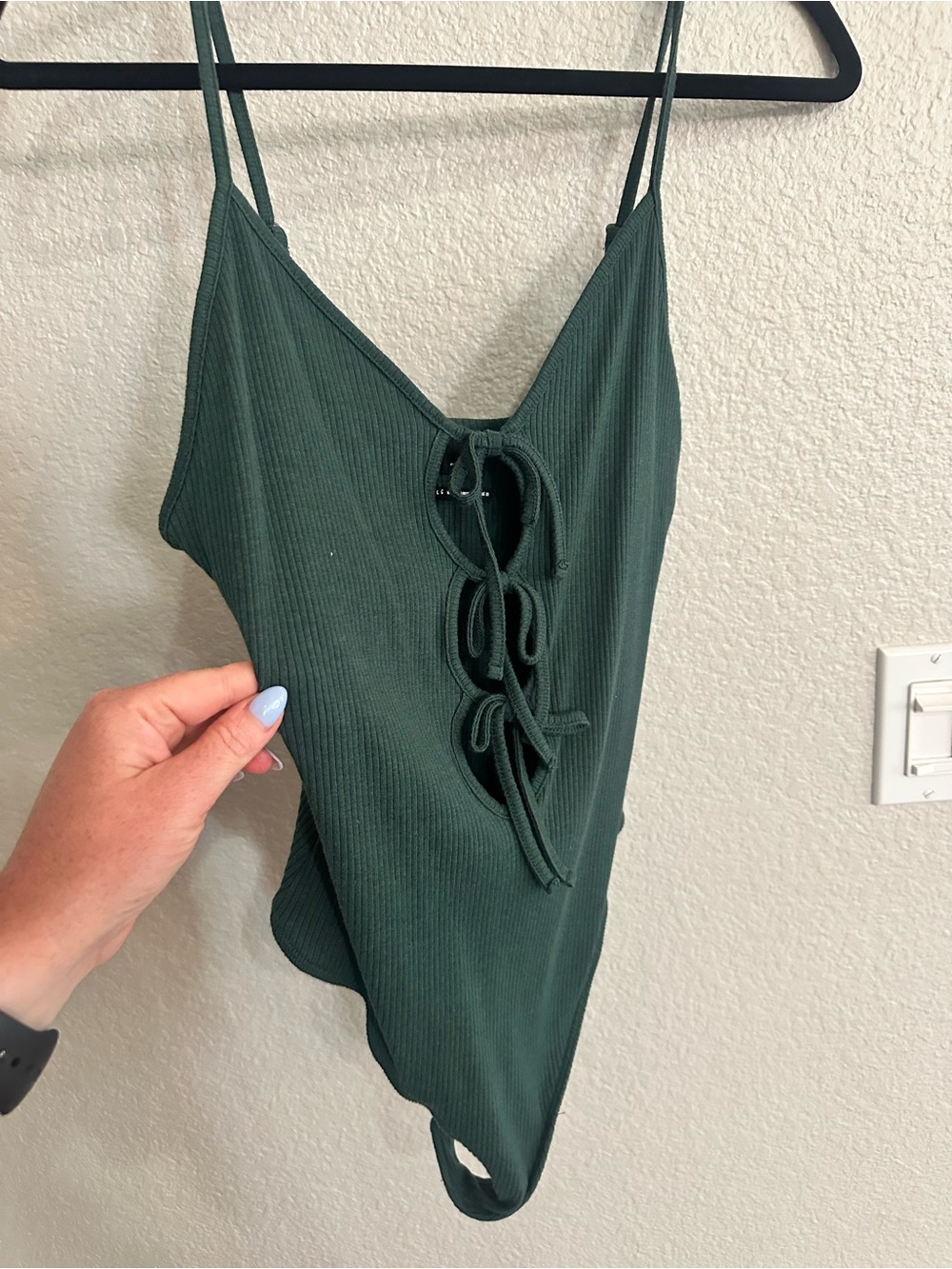 Green urban outfitters bodysuit